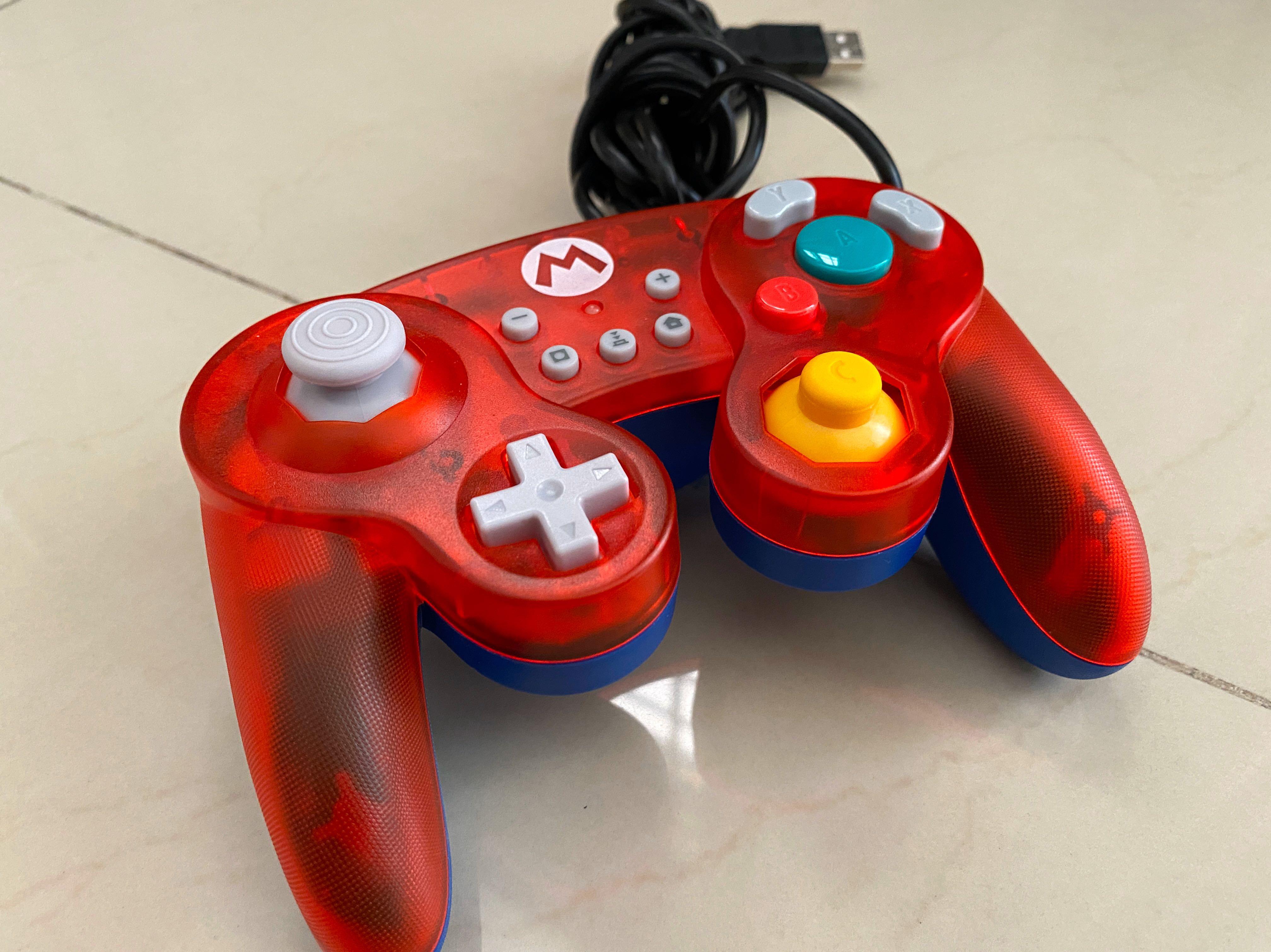 Super mario wired controller on sale