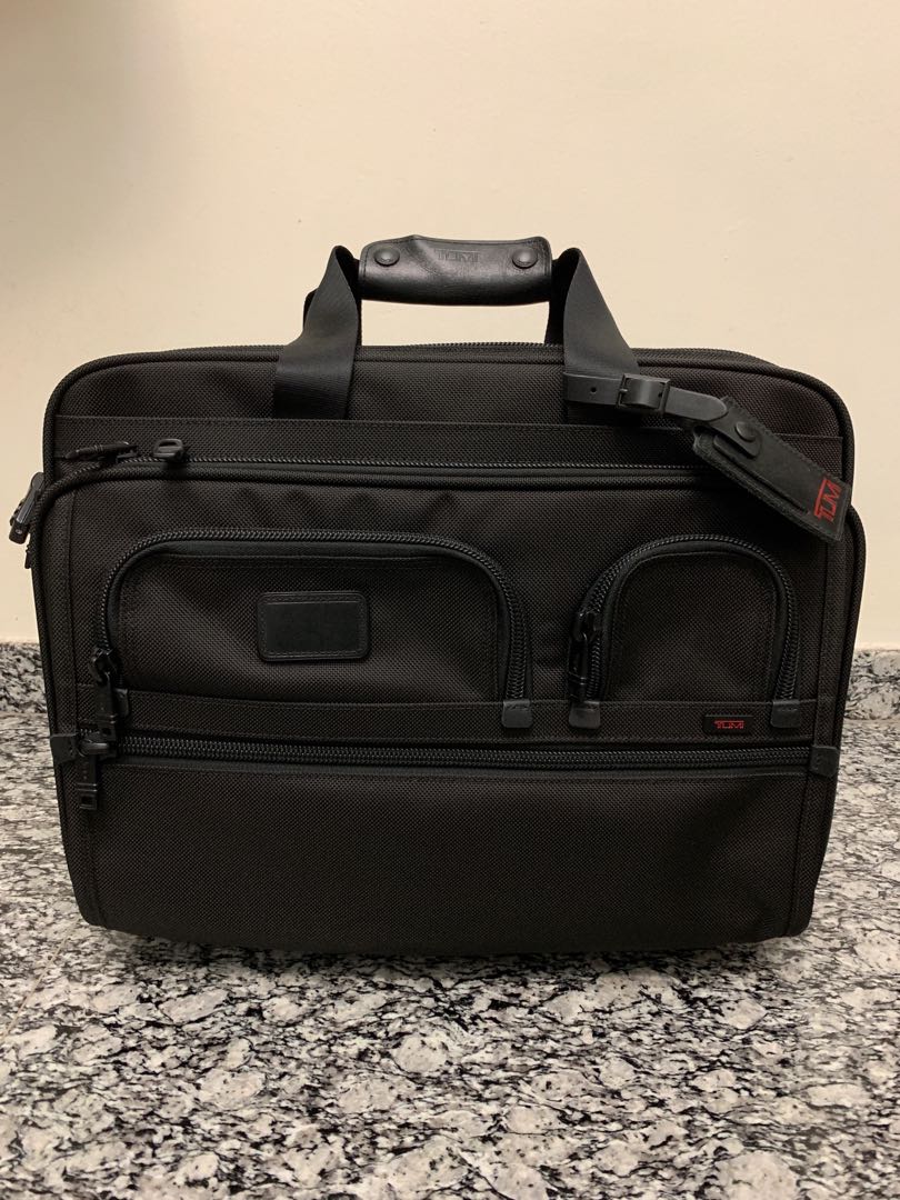 Brand New Tumi Alpha Wheeled Deluxe Expandable Briefcase With Computer ...