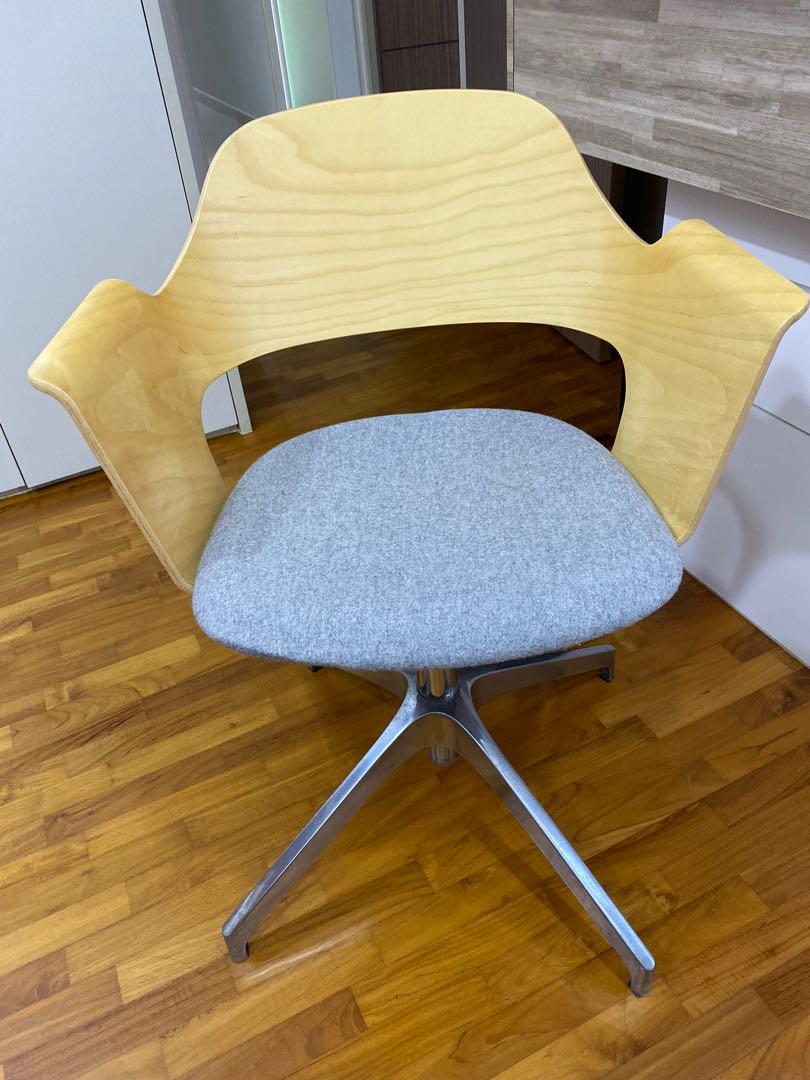 Wellloved Ikea Study room chair, Furniture & Home Living, Furniture