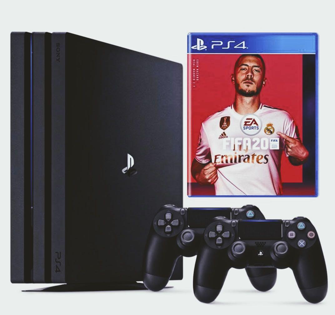 Es Belyse Mordrin PS4 PRO 1TB FIFA 20 BUNDLE PACK W x2 controllers + 2 years warranty by Sony  SG, Video Gaming, Gaming Accessories, Controllers on Carousell