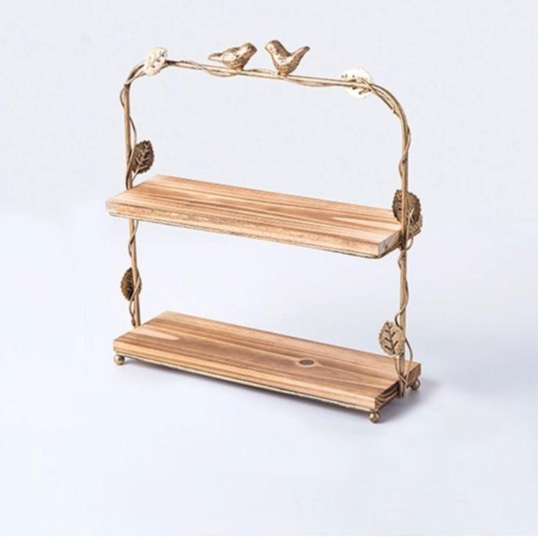 (FOR SALE) Wooden Dessert Display Rack, Everything Else on Carousell
