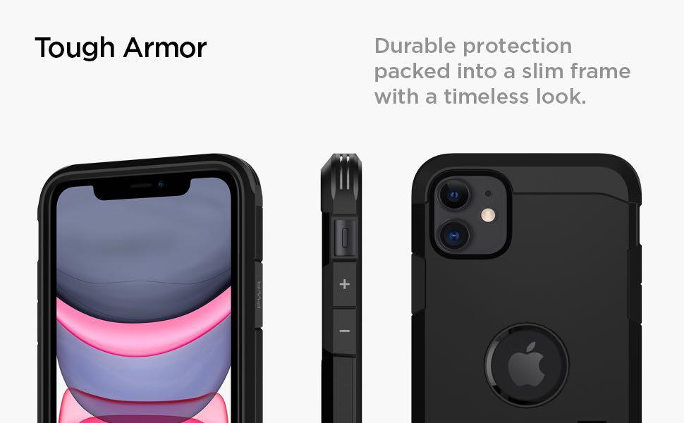 Spigen Tough Armour iPhone 11, Mobile Phones & Gadgets, Mobile & Gadget Accessories, Cases