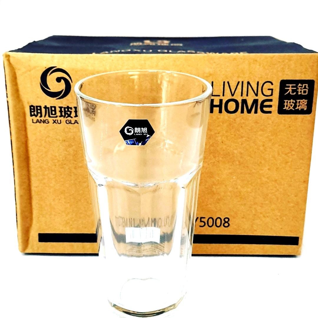 (170607)STANDARD PLAIN GLASS FOR TUMBLER STRAIGHT 420 CC 6PC in one