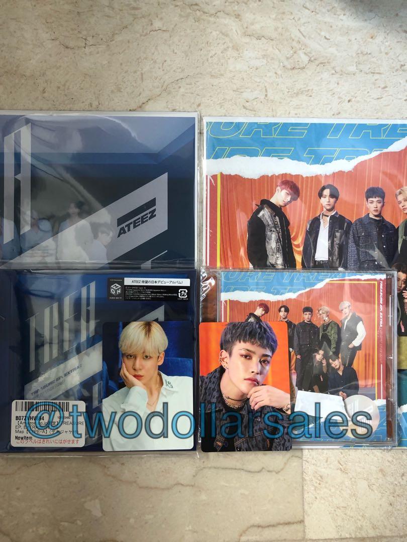 WTS ATEEZ TREASURE EP. EXTRA: SHIFT THE MAP JAPANESE ALBUM, Hobbies & Toys,  Memorabilia & Collectibles, K-Wave on Carousell