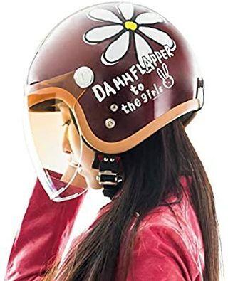 全新日本直送 Dammtrax 女孩專用電單車頭盔 兩色