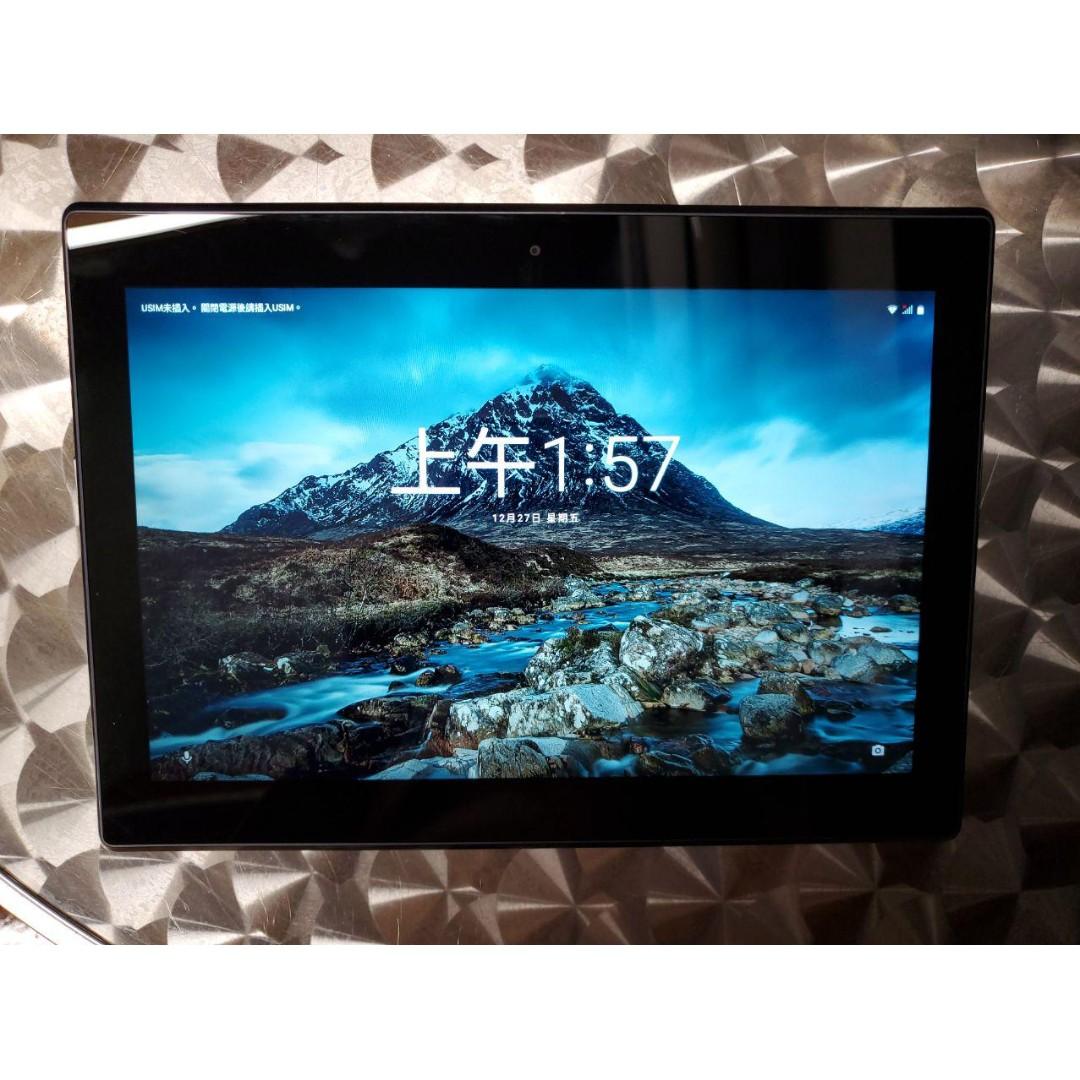 聯想平板Lenovo Tab4 10 Plus LTE S625 1080 701LV 高階版日版黑色