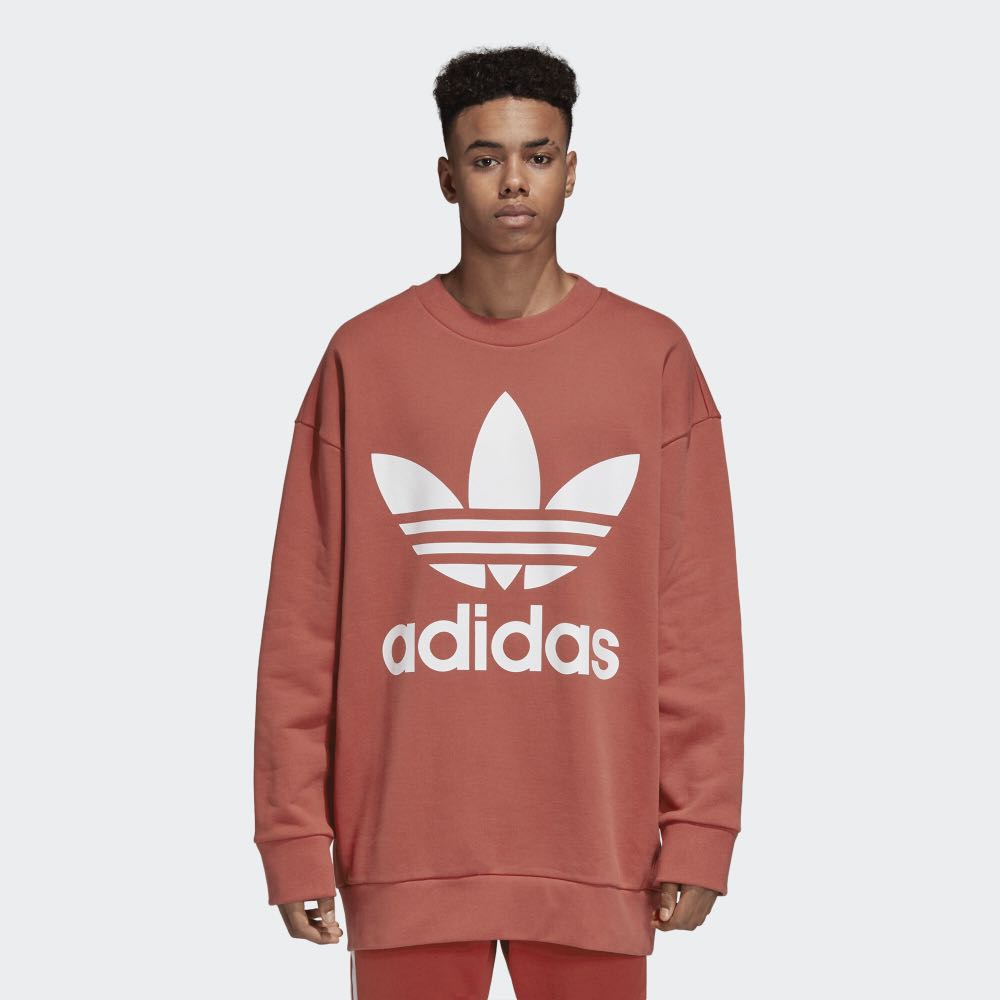 adidas oversize trefoil hoodie