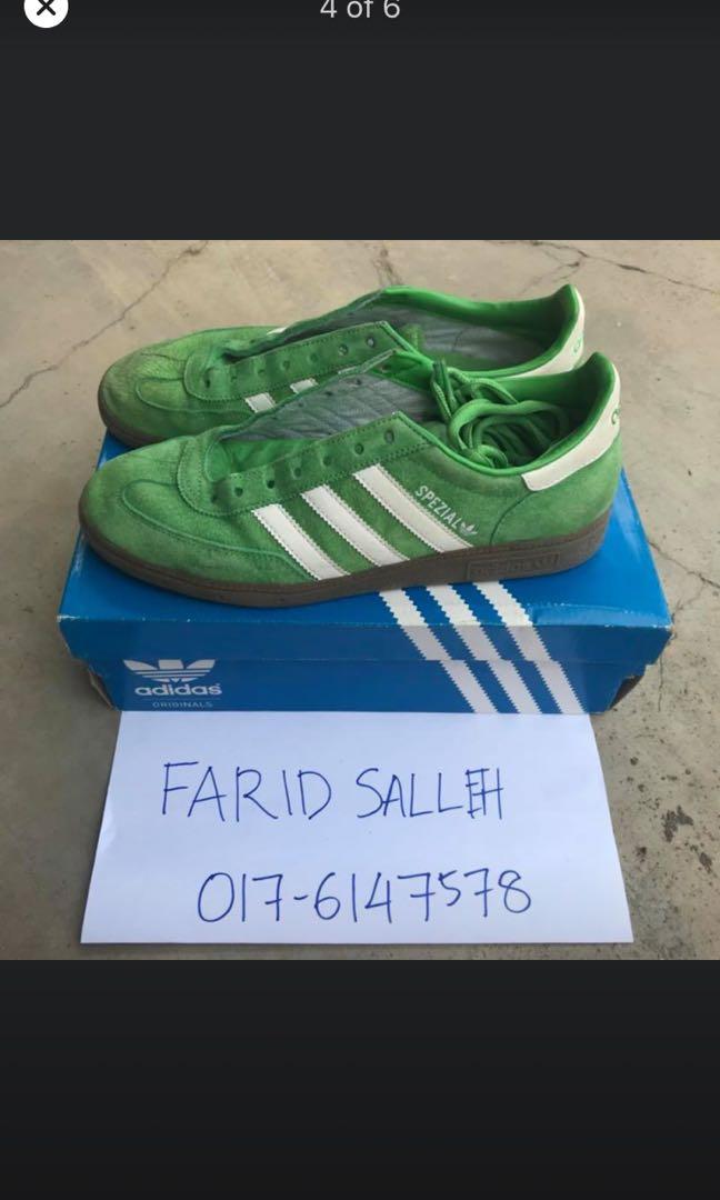 Adidas Spezial Apple Green Men s Fashion Footwear Sneakers on
