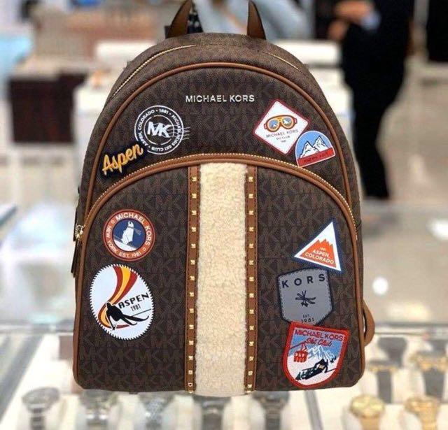 Authentic MK abbey aspen MD backpack signature