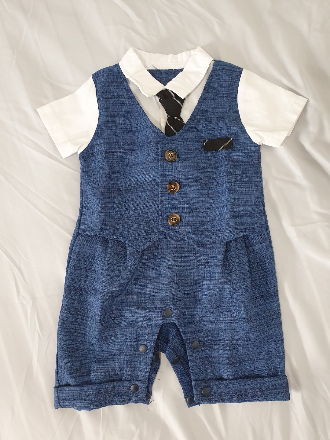 612M Baby Boy Suit, Babies & Kids, Babies Apparel on Carousell