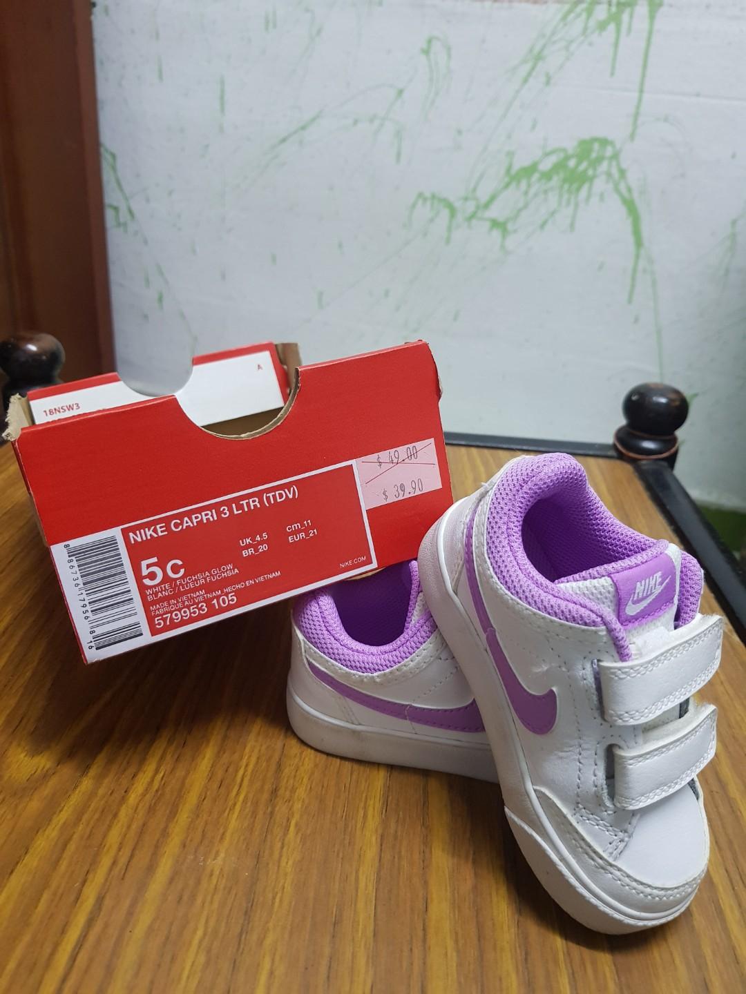Baby's Nike Capri 3 LTR Shoe 5C, Babies 