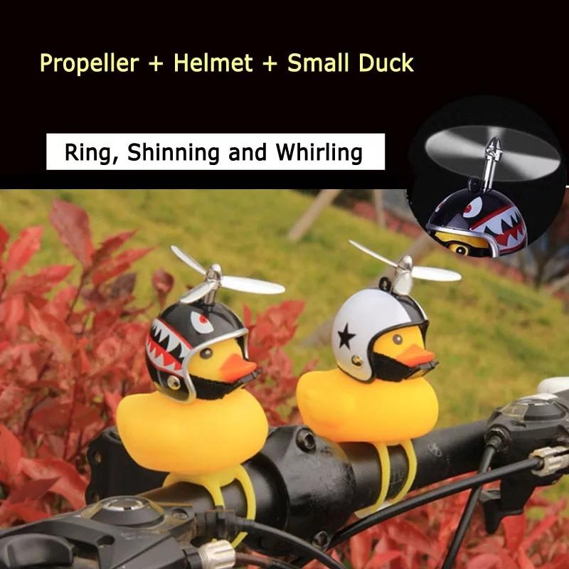 Brand New Rubber Duck With Light To Ride with Bicycle Or Motocycle On