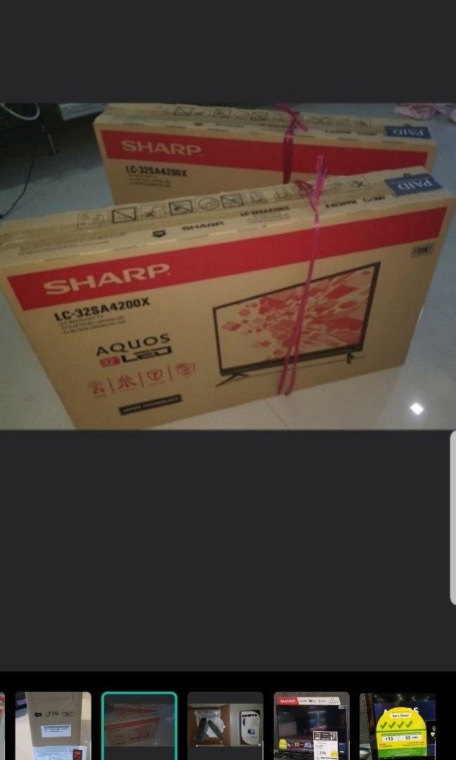 Sharp Led Tv Box Brand New Sharp 32 inch LED in original Box. LED is much clearer then ...