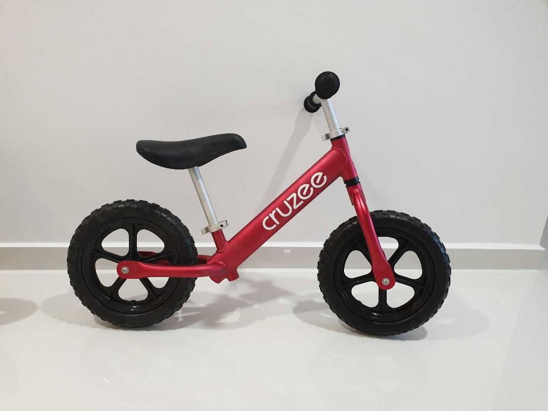 Cruzee Balance Bicycle Blue Babies Kids Toys Walkers On