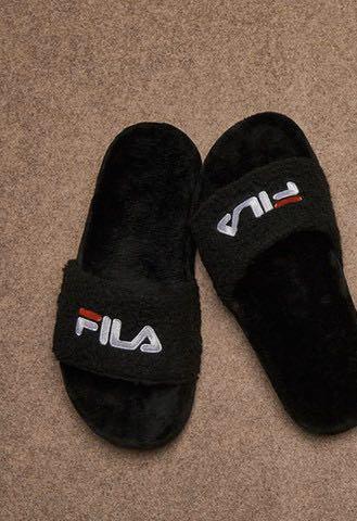 fila fluffy slides