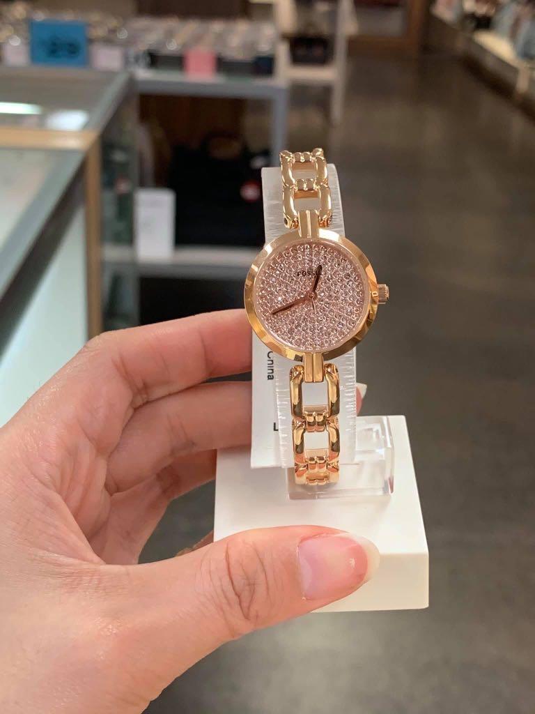 Fossil bling watch best sale