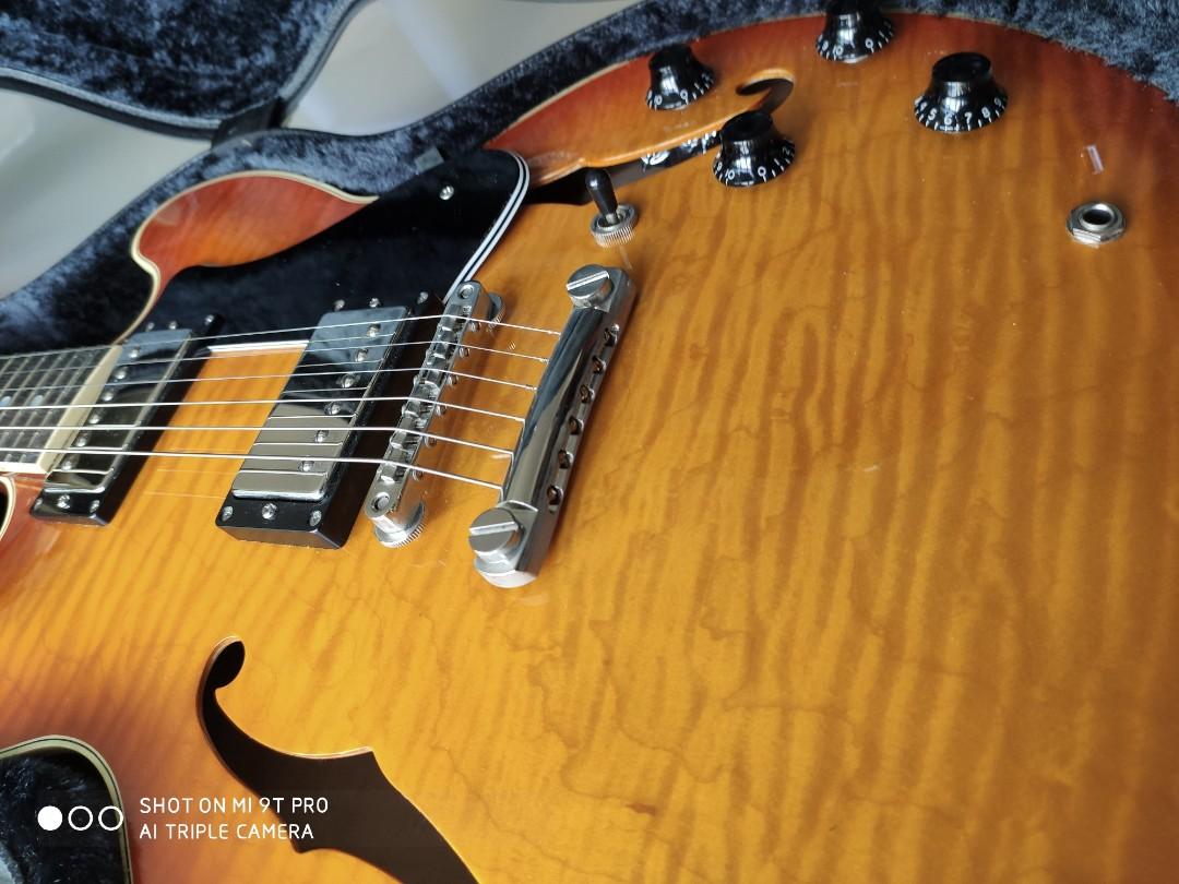 Fujigen FGN Masterfield Semi-Hollow Guitar, Hobbies & Toys, Music ...