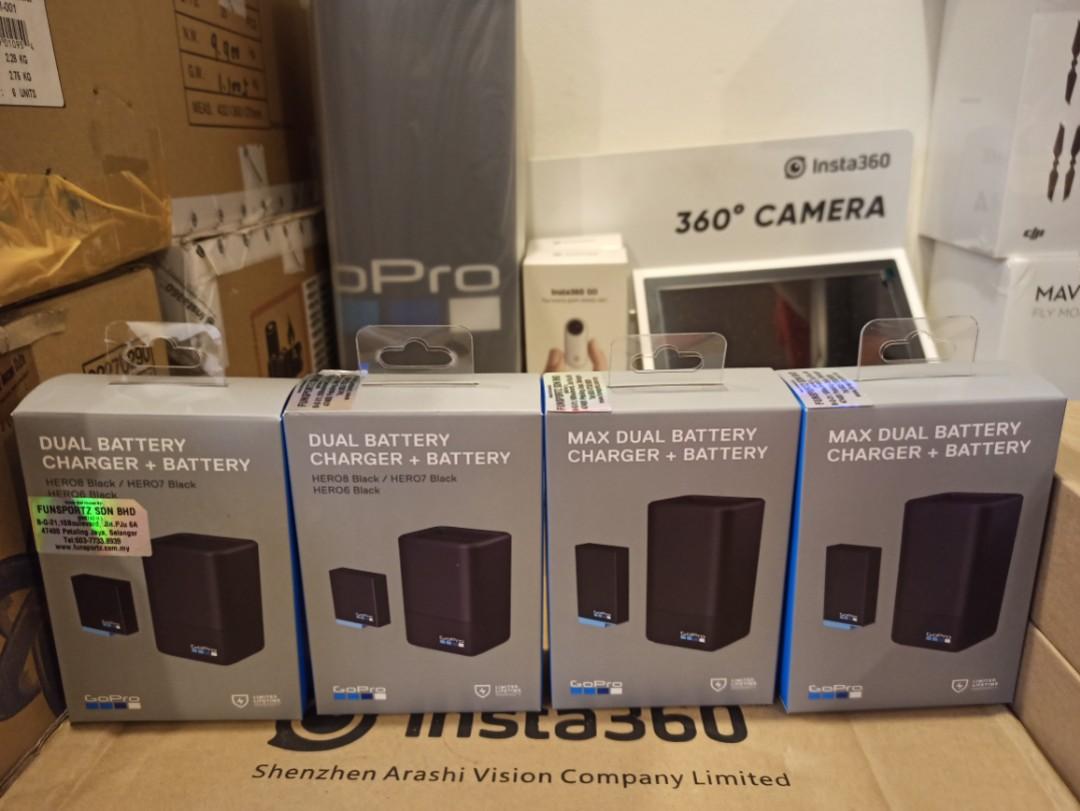 Gopro Hero 8 And Gopro Hero Max Dual Charger And Battery