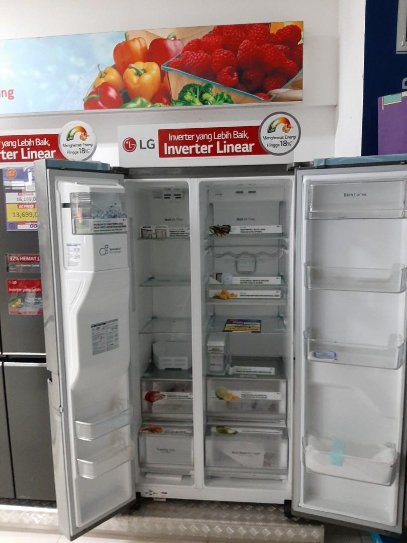 Kulkas LG Inverter Side By Side Cicilan 0% Tanpa Kartu Kredit
