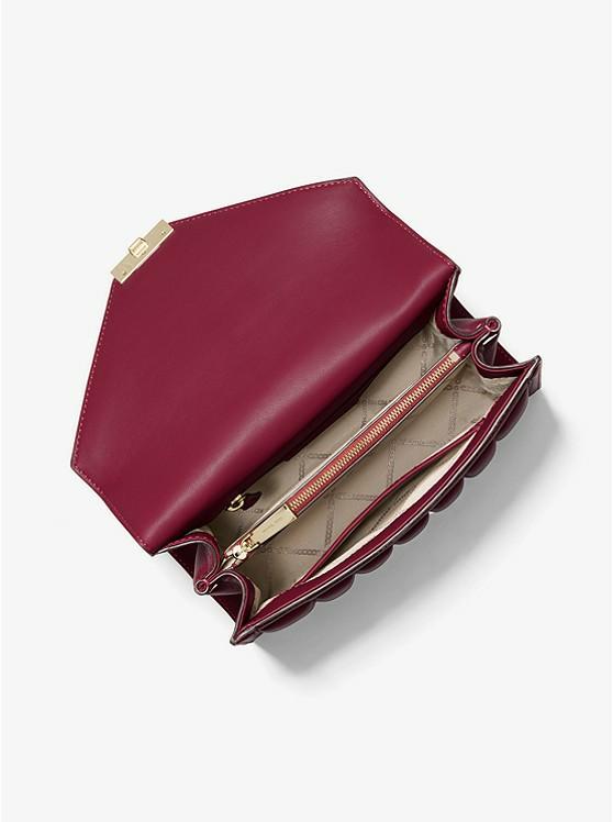 MICHAEL MICHAEL KORS Whitney Large Quilted Leather Convertible Shoulder