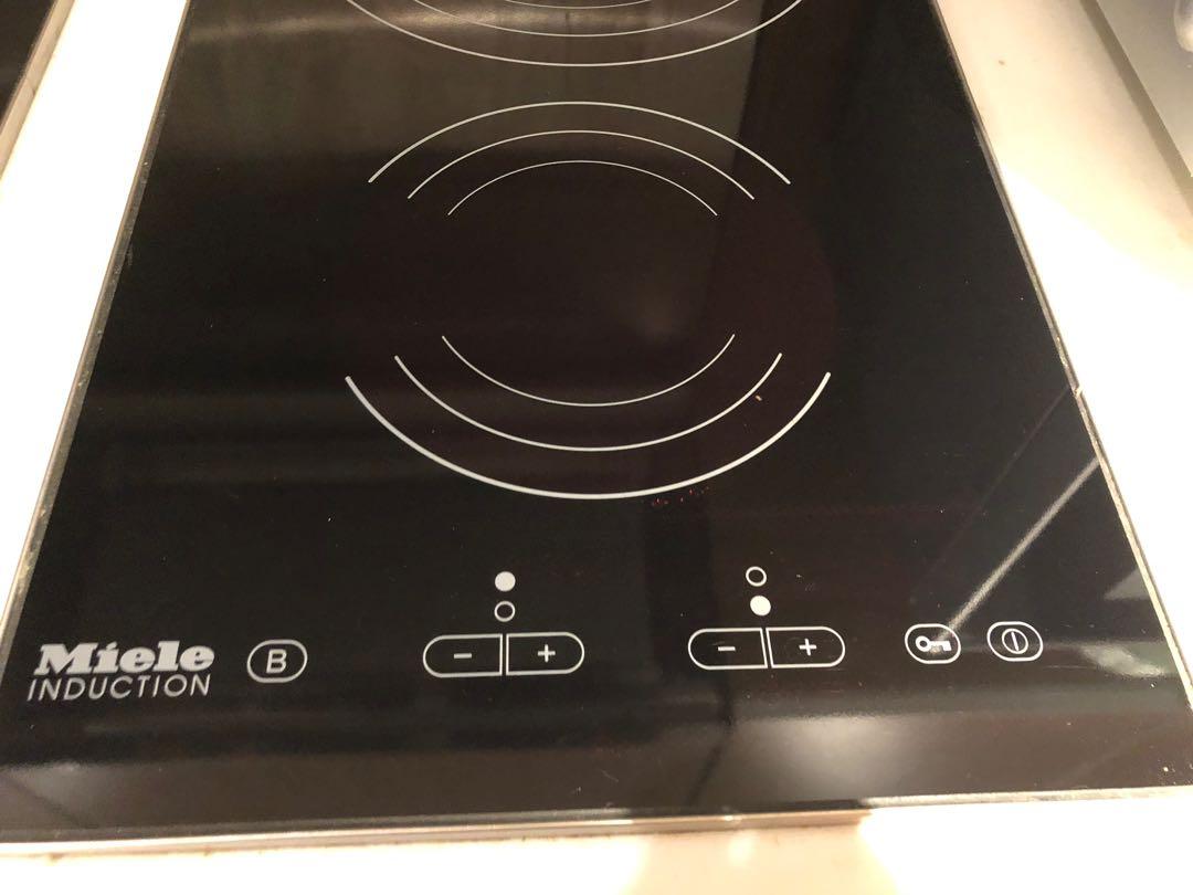 Miele induction hob and hood, TV & Home Appliances, Kitchen Appliances