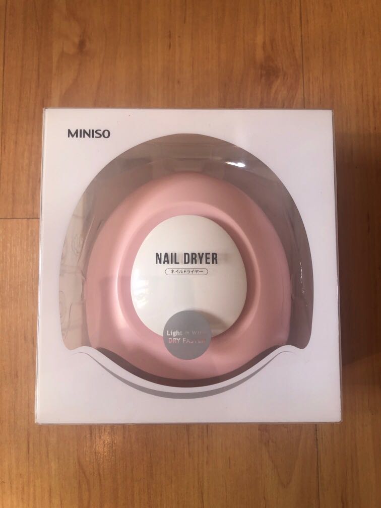 MINISO Nail Dryer (LED light + Wind), Beauty & Personal Care, Hands