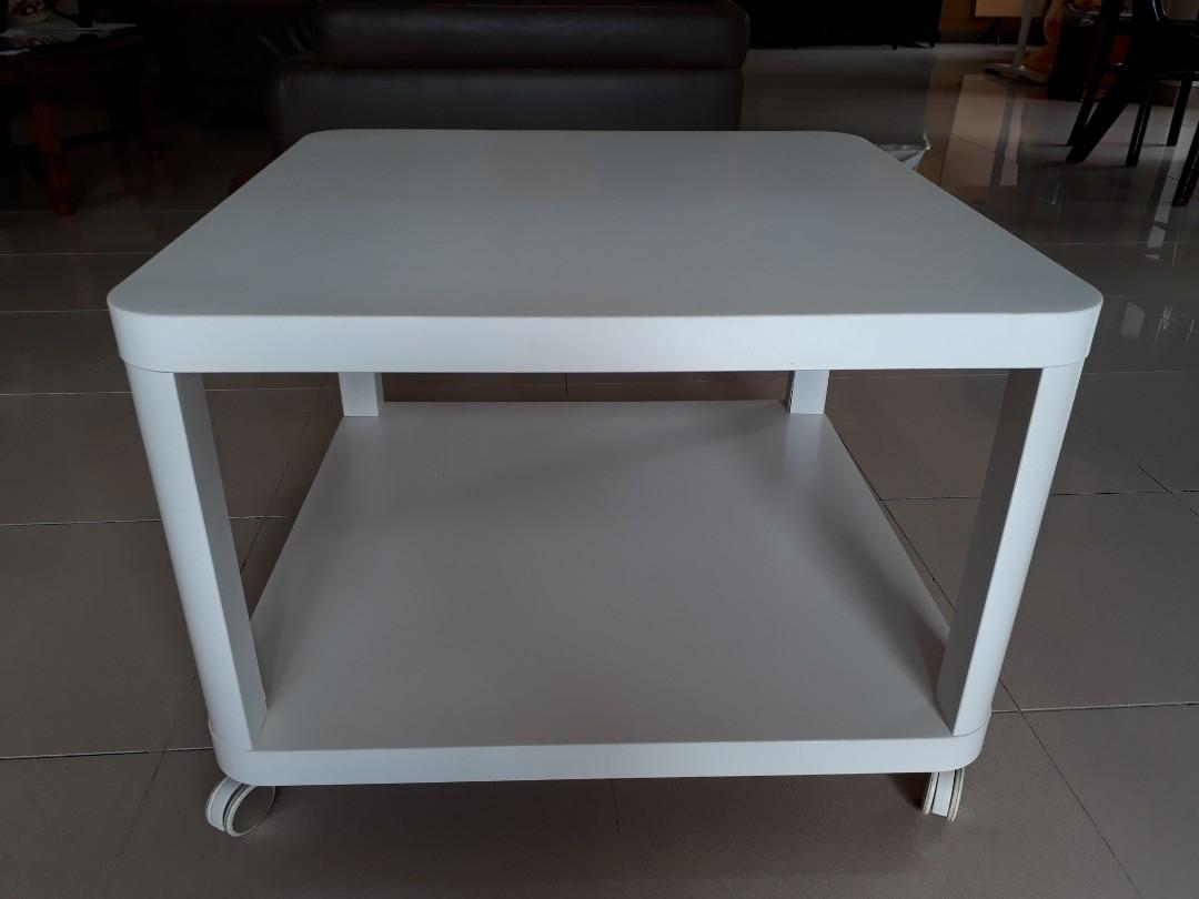 Moving Out Sale Ikea Tingby Table On Castors To Go Furniture Tables Chairs On Carousell