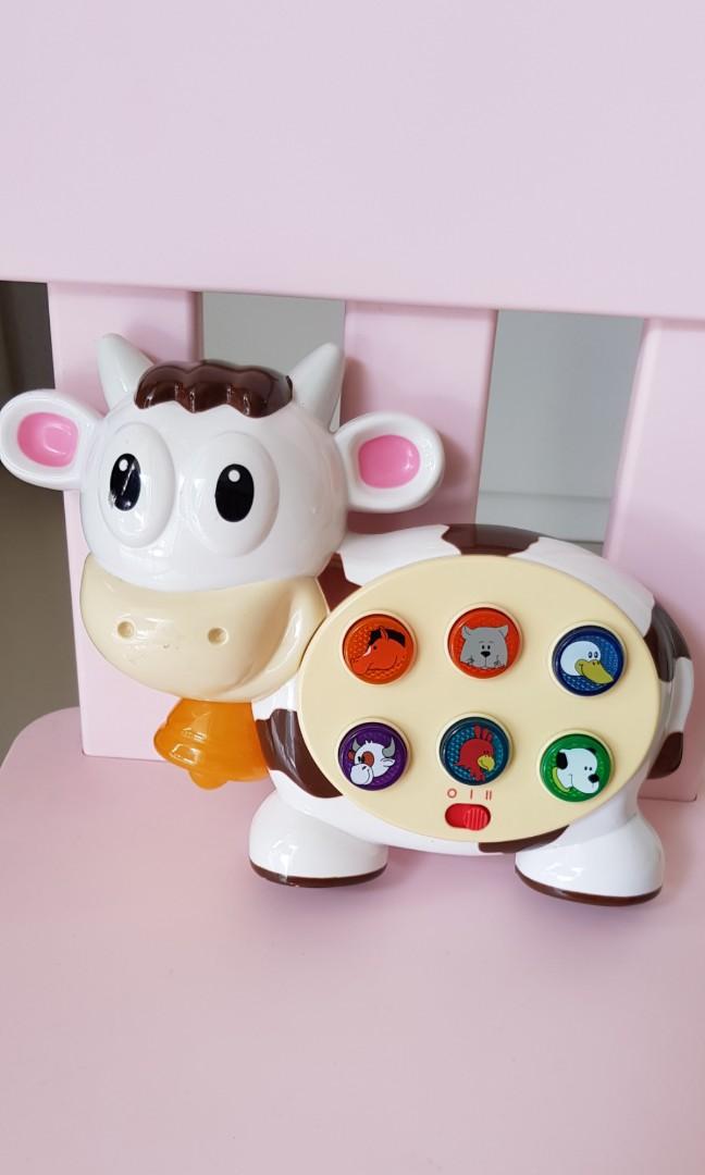 Musical cow toy clearance