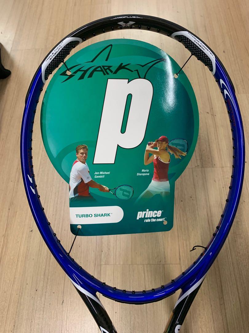 New Prince Turbo Shark Tennis Racket, Sports Equipment, Sports & Games