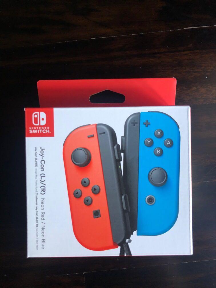 Nintendo Switch Joy Con L R Red Blue Toys Games Video Gaming Consoles On Carousell