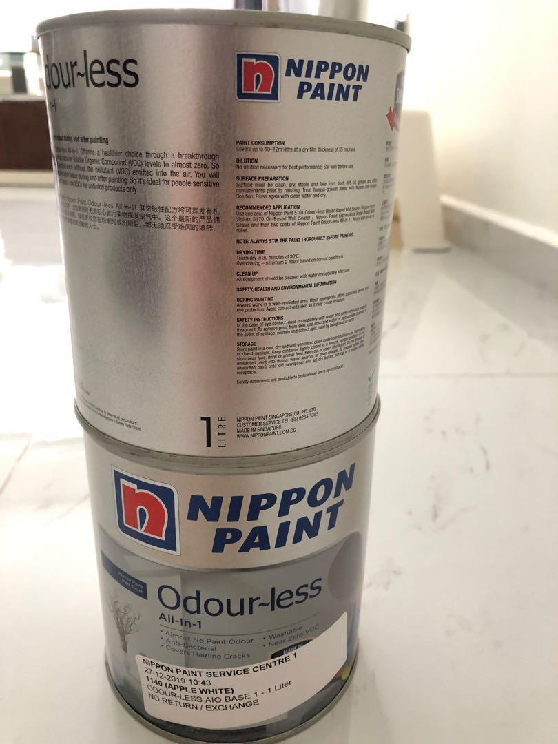 Nippon Paint (1140 Apple White), Everything Else on Carousell