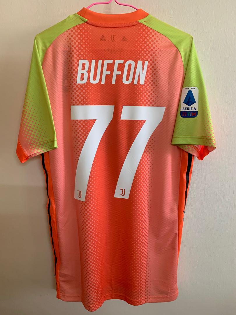 2020/21 Juventus Goalkeeper Jersey #77 Buffon XL Adidas Soccer GK NEW