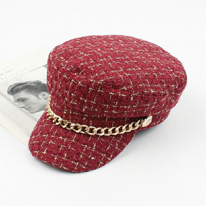 RUSH SALE TWEED BRETON CAP (Category: Hats & Beanies) located in Manila. Submitted by elizahfy09 (Listing ID 269653978, Image 1). Description: originally 400.