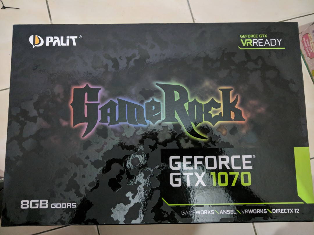 Palit Gamerock GTX 1070, Computers & Tech, Parts & Accessories ...
