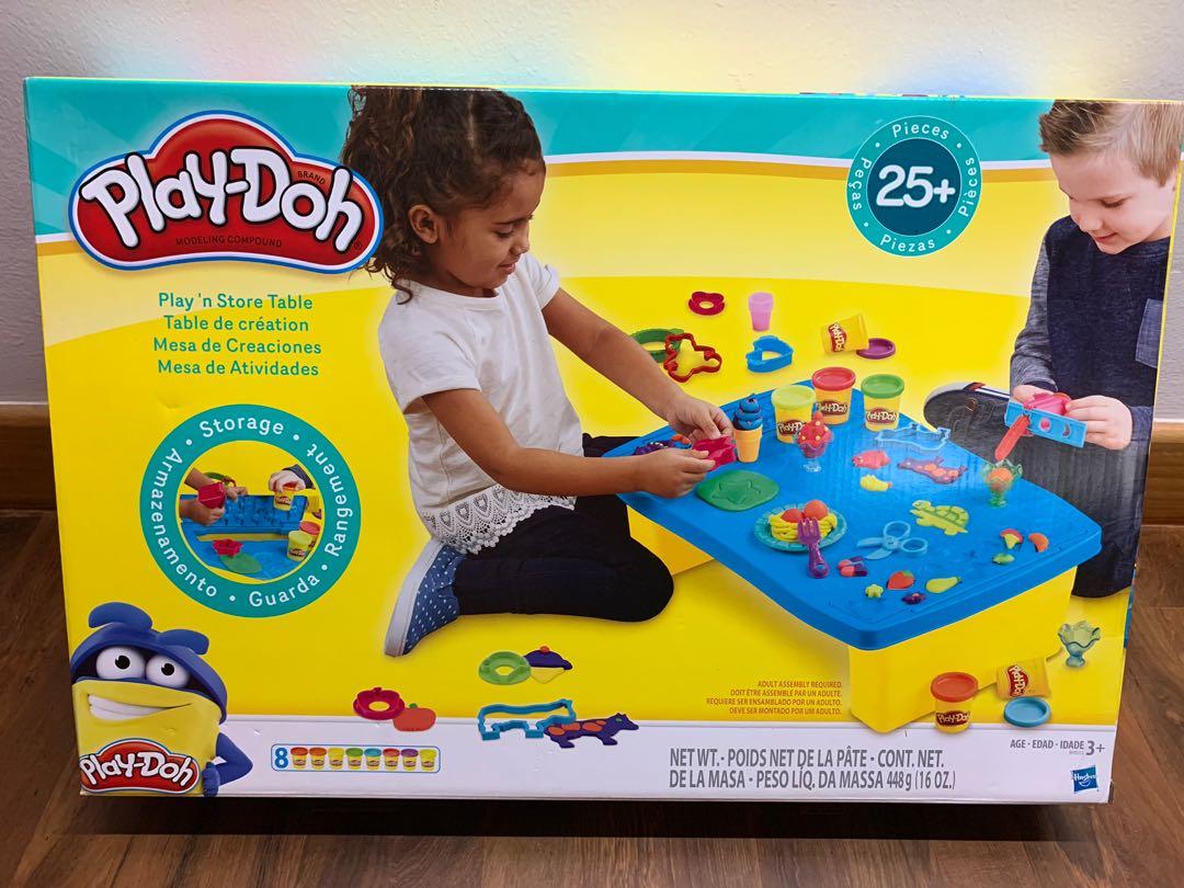Play doh play n store table, Hobbies & Toys, Toys & Games on Carousell
