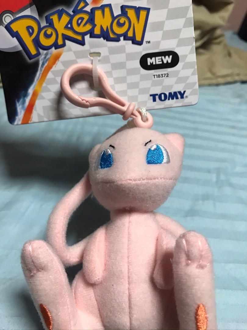 Pokemon mew keychain plush toy, Hobbies & Toys, Toys & Games on Carousell