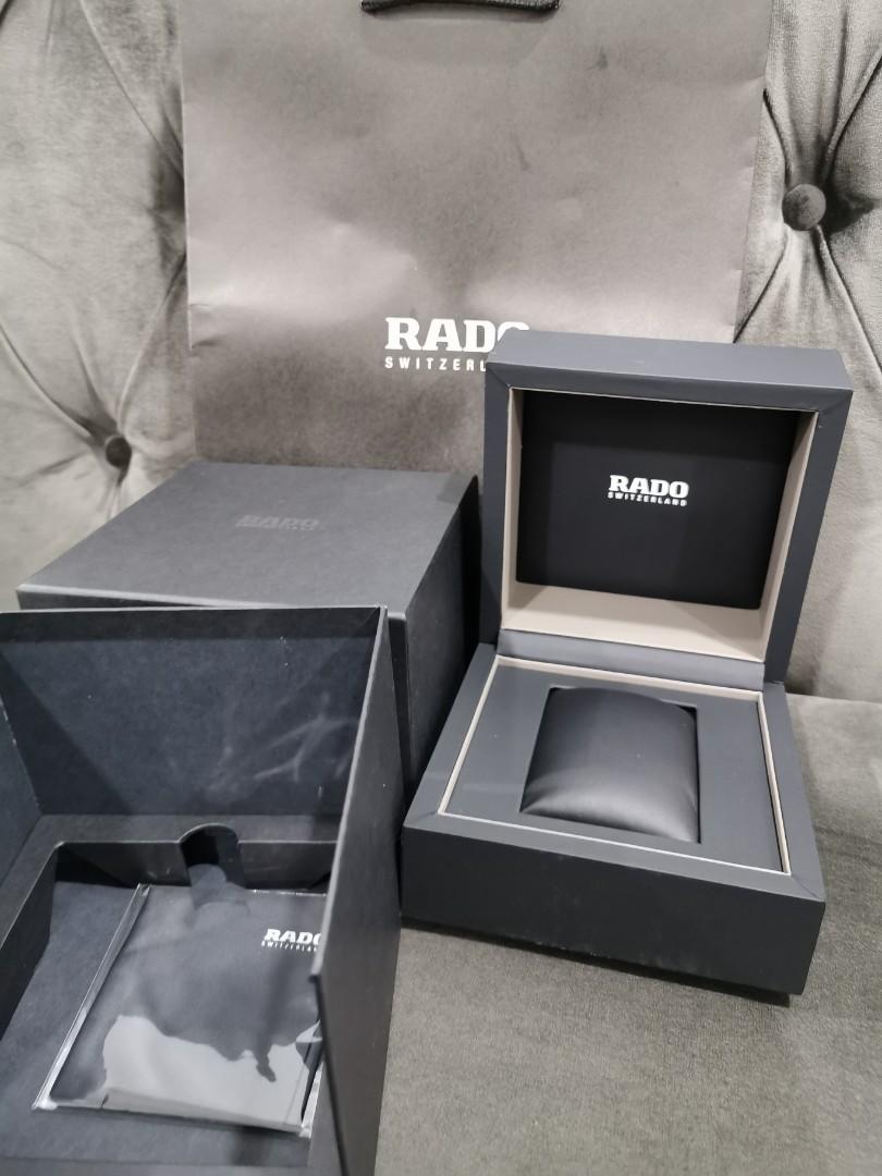 Rado watch box with paper bag Genuine