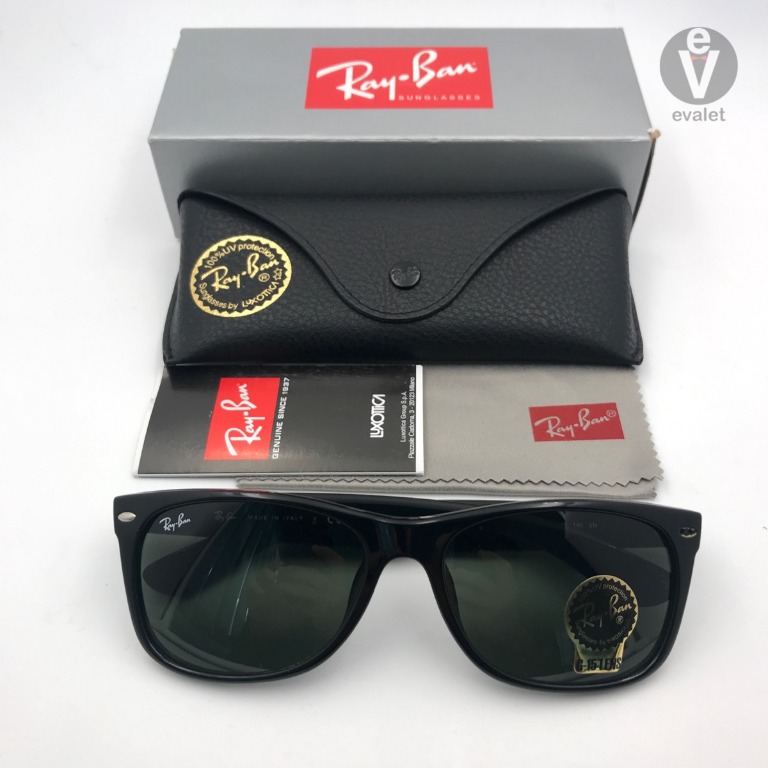 RayBan 2132F-901/58 (New Wayfarer), Men's Fashion, Watches ...