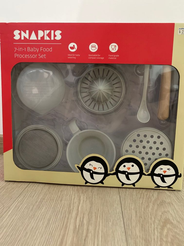 Snapkis 7 in 1 Baby Food Processor Set, Babies & Kids, Nursing & Feeding, Weaning & Toddler