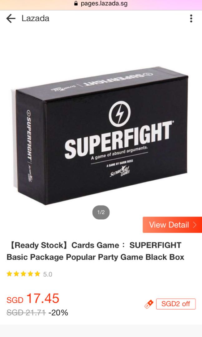 Superfight card game review