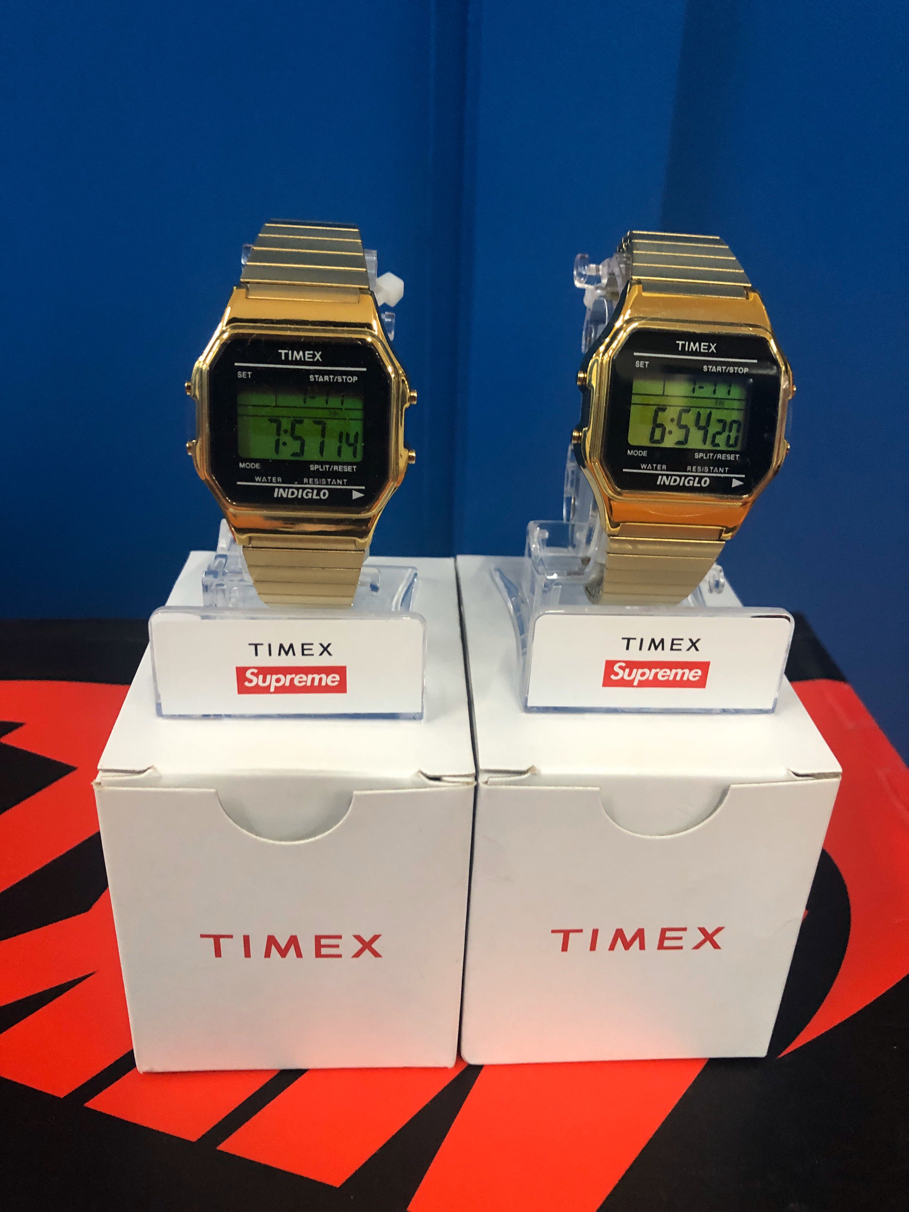 Supreme × Timex Digital Watch Gold ２個