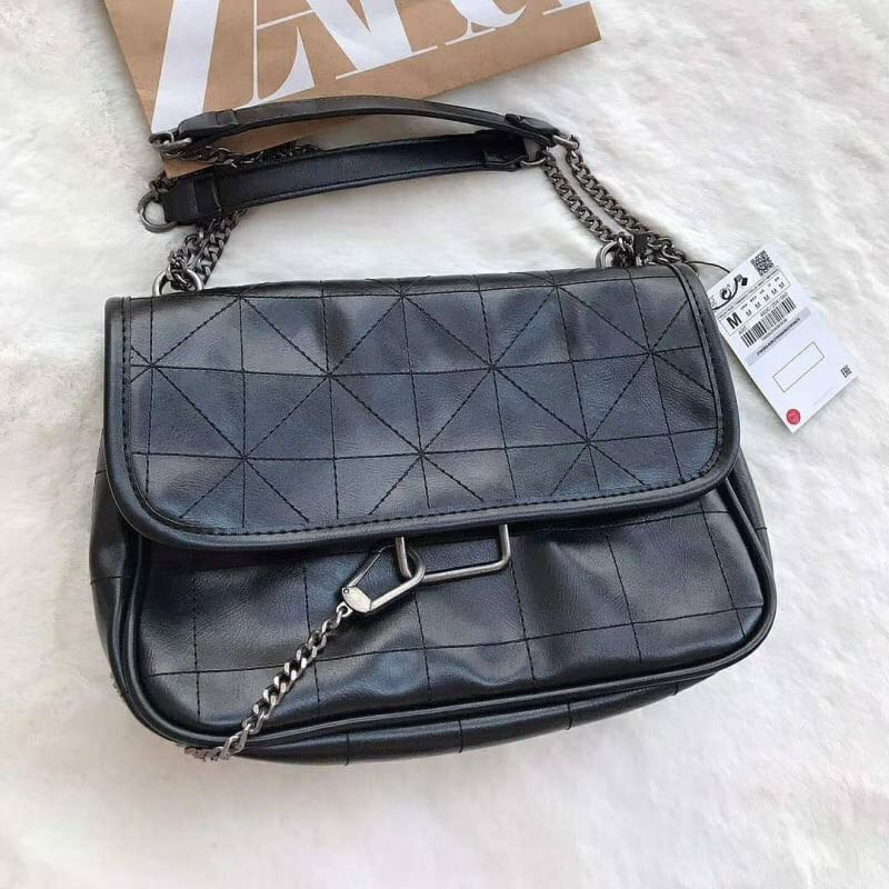 TAS ZARA SOFT ROCKER CROSSBODY BAG Z 008 ORIGINAL Fesyen 