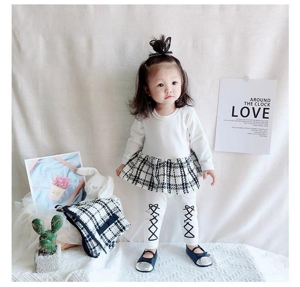 Baby Clothes Spring Girl'S Plaid Long Sleeve Coat Pants 2 Piece Fashionable  Baby Set Lady Style Children'S Small Dress - AliExpress