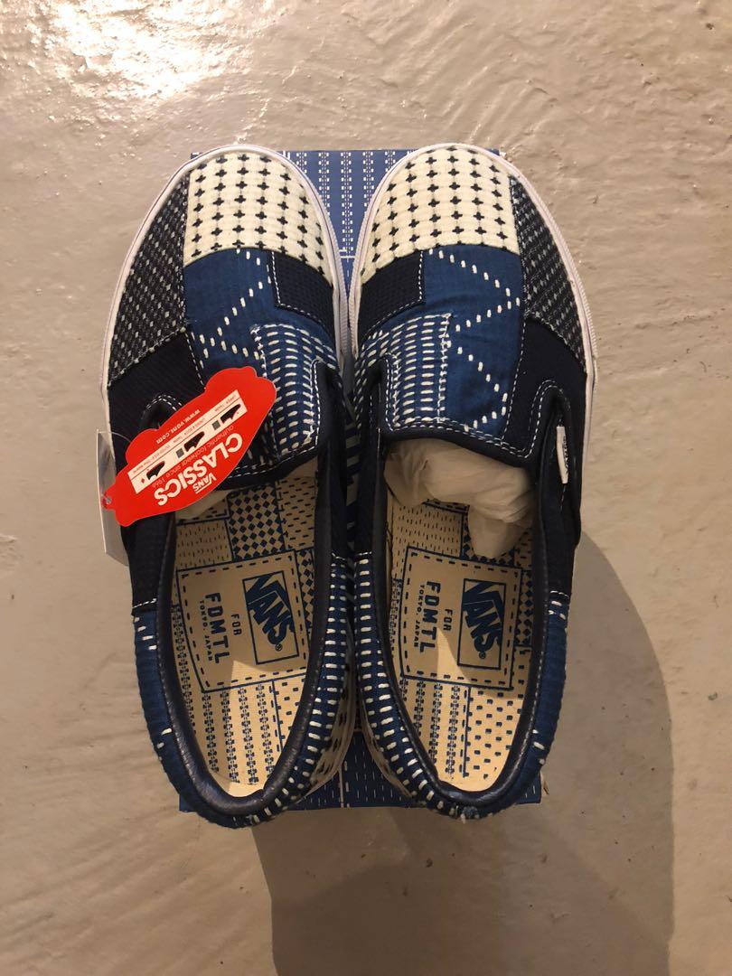 Vans x FDTML Slip on first version visvim （分類：西裝鞋）位於 Hong Kong。 由 johnckt2046 提交（商品編號 269640521，圖片 1）。簡介： 100% real, 100% new, 購自日本, 絶版, 葵興地鐵站交易或順豐到付。