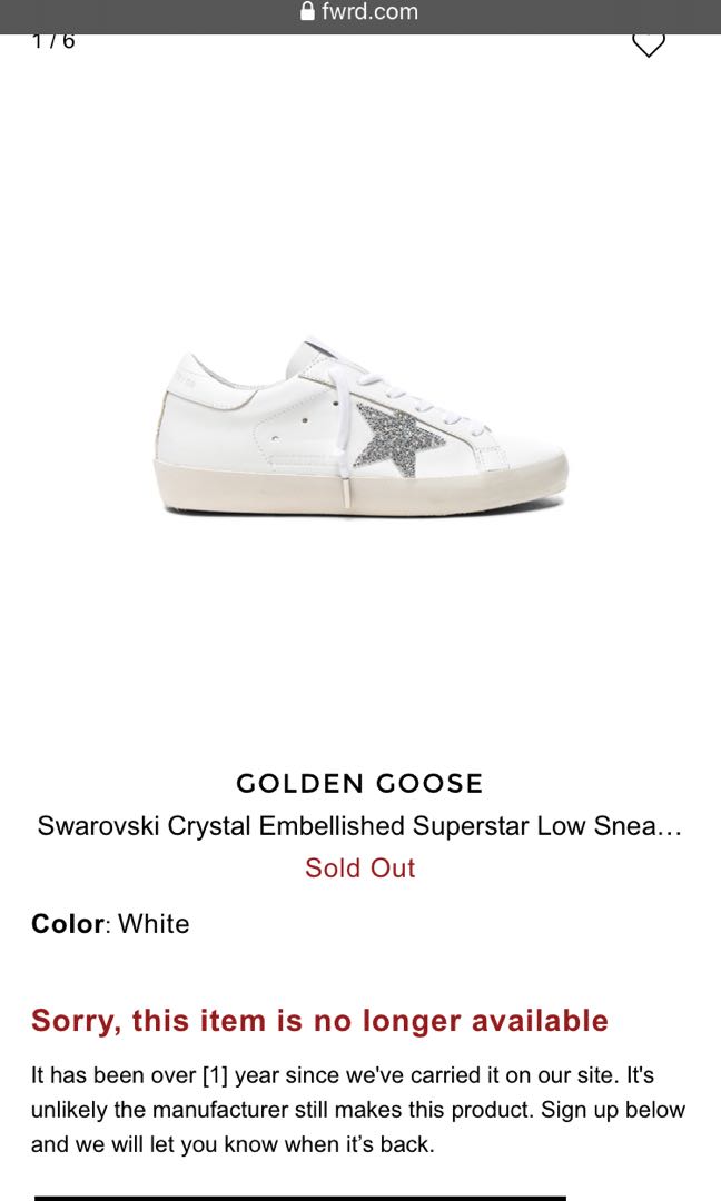golden goose crystal sneakers