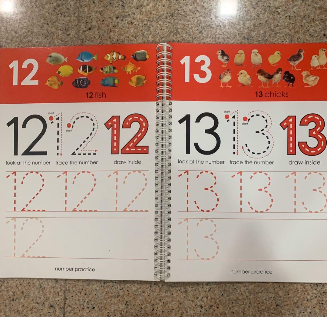 Wipe Clean Workbook Numbers 120, Hobbies & Toys, Books & Magazines