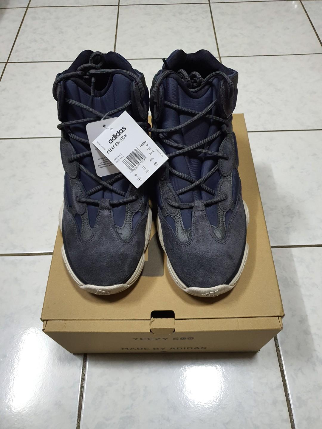 Yeezy 500 High Slate (Category: Sneakers) located in Davao. Submitted by jfiching (Listing ID 269667675, Image 1). Description: Brand new, 10/10 condition Size 12.5 US Complete with box and tags PM for inquiries.