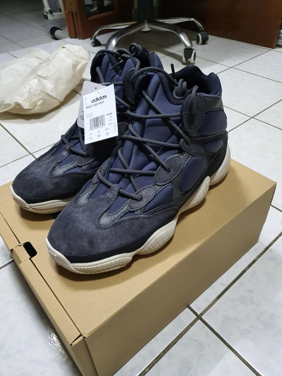 Yeezy 500 High Slate (Category: Sneakers) located in Davao. Submitted by jfiching (Listing ID 269667675, Image 2). Description: Brand new, 10/10 condition Size 12.5 US Complete with box and tags PM for inquiries.