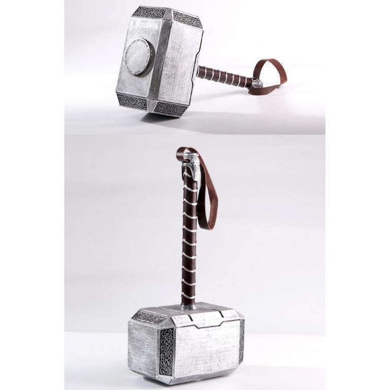 11 Scale Thor Hammer "Mjolnir" Lifesize Prop Replica + Free Display