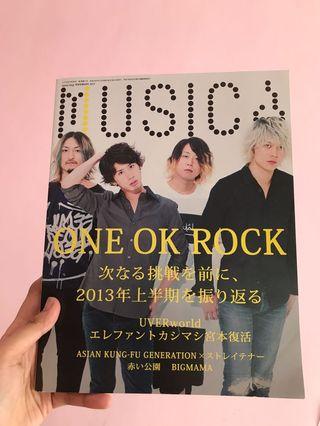 One Ok Rock cover issue, Musica Mag -Sept 2013